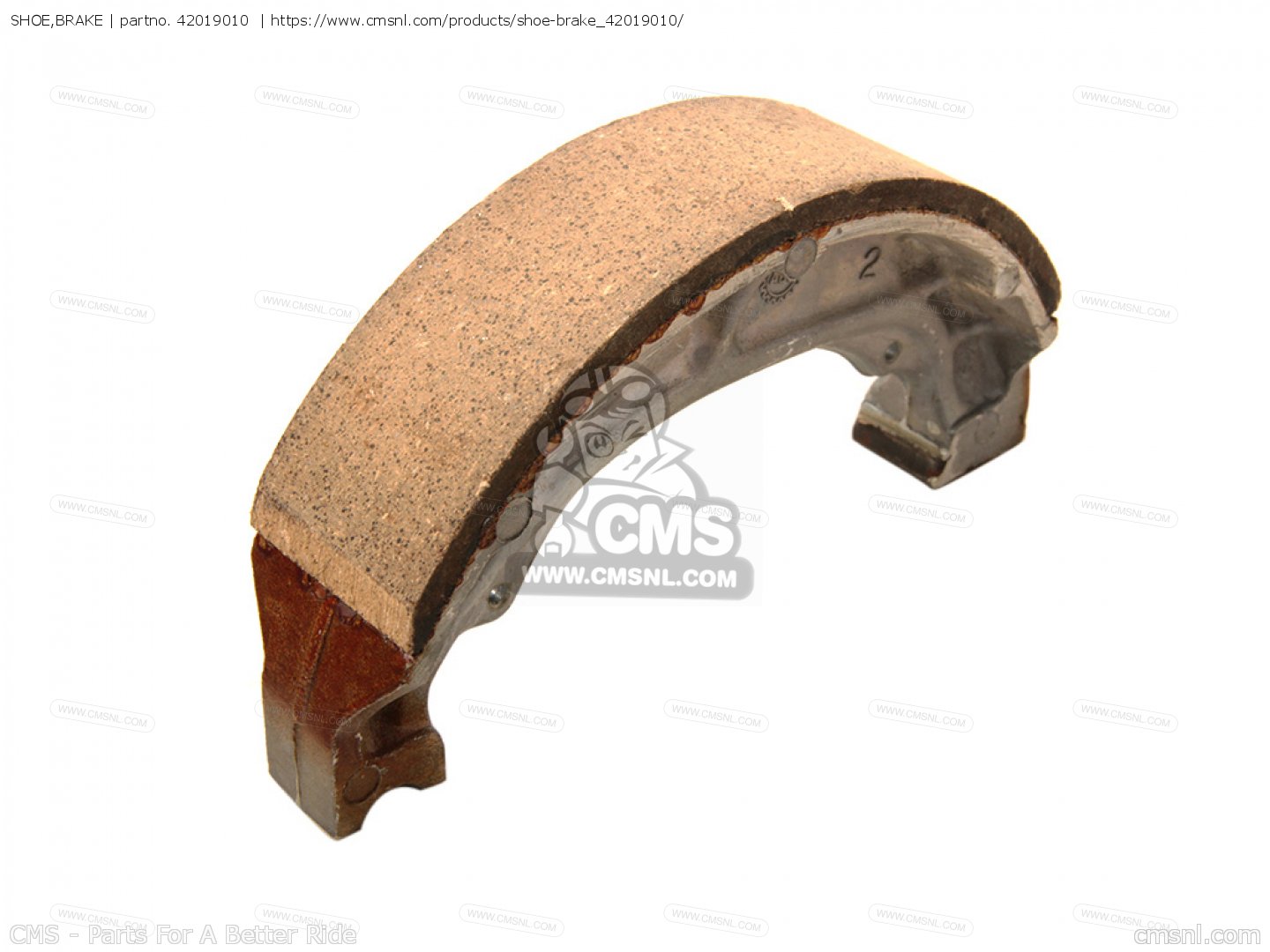 SHOE,BRAKE for F7D 1975 USA - order at CMSNL
