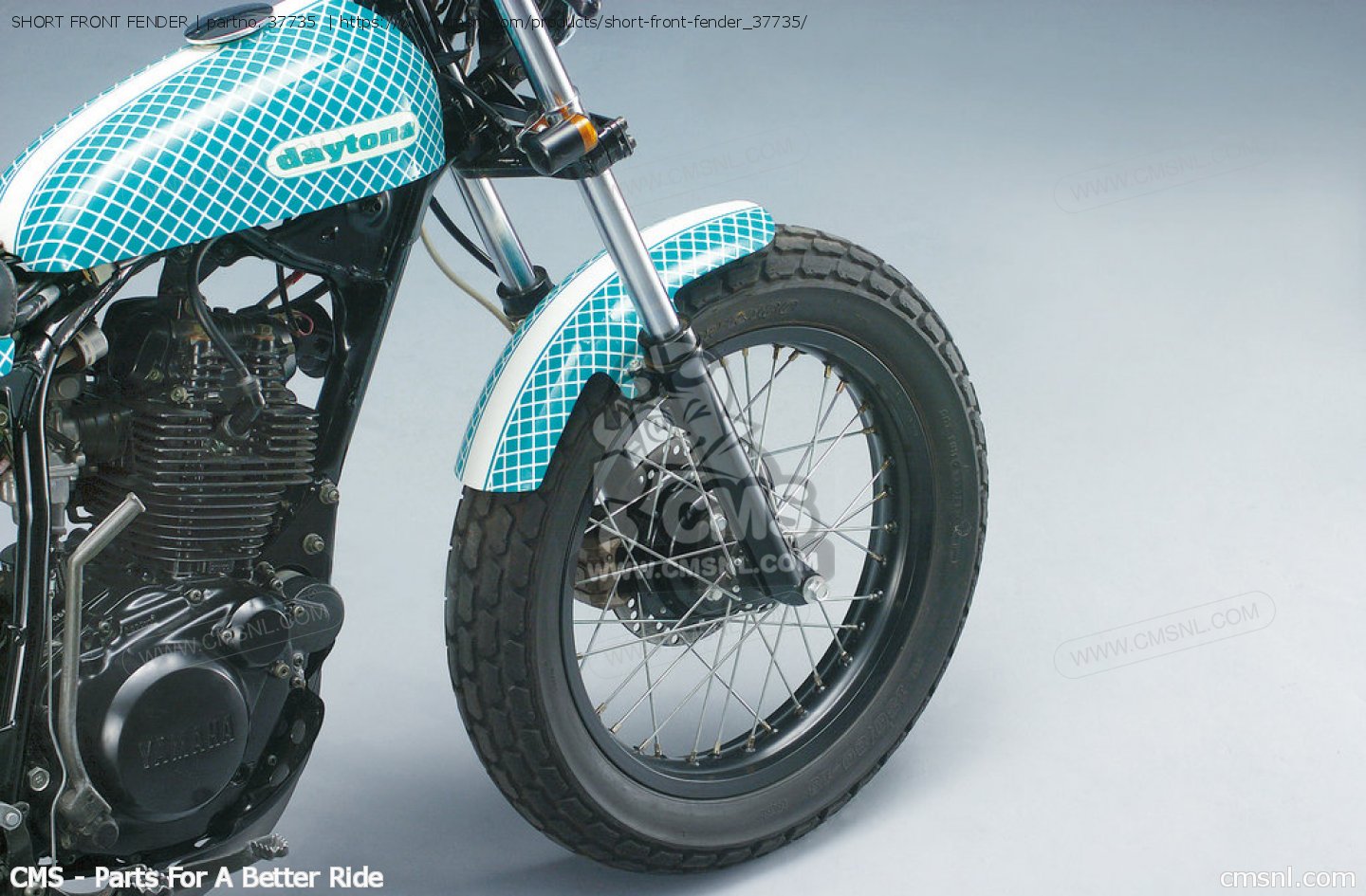 37735 Short Front Fender Tw200/e Daytona 37735