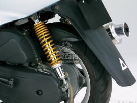 SHORT REAR SHOCK GOLD CYGNUS X SHORT REAR SHOCK GOLD CYGNUS X