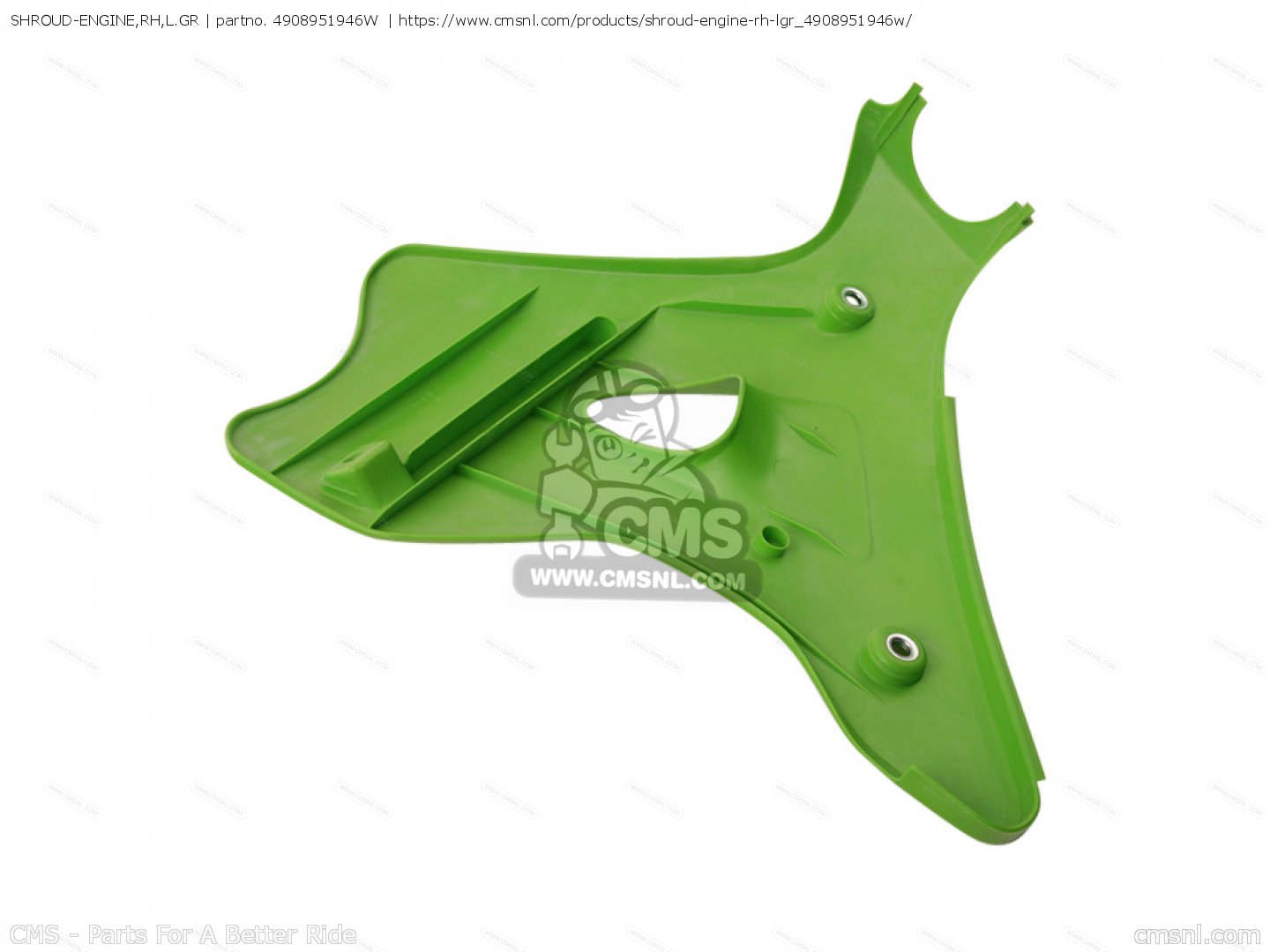 SHROUDENGINE,RH,L.GR for KX250K1 1994 USA CANADA order at CMSNL