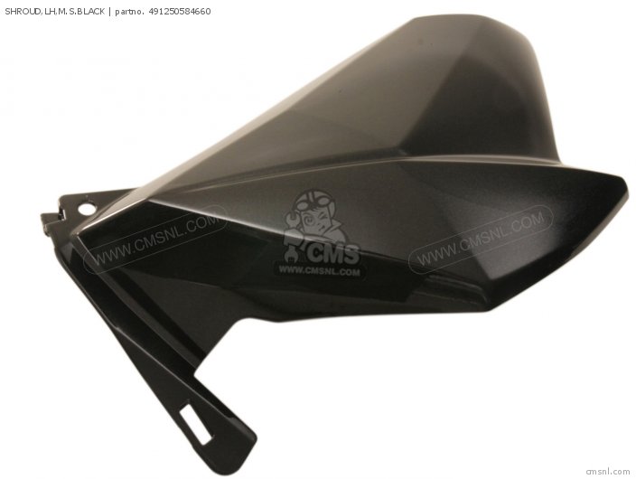 491250584660: SHROUD,LH,M.S.BLACK Kawasaki - buy the 49125