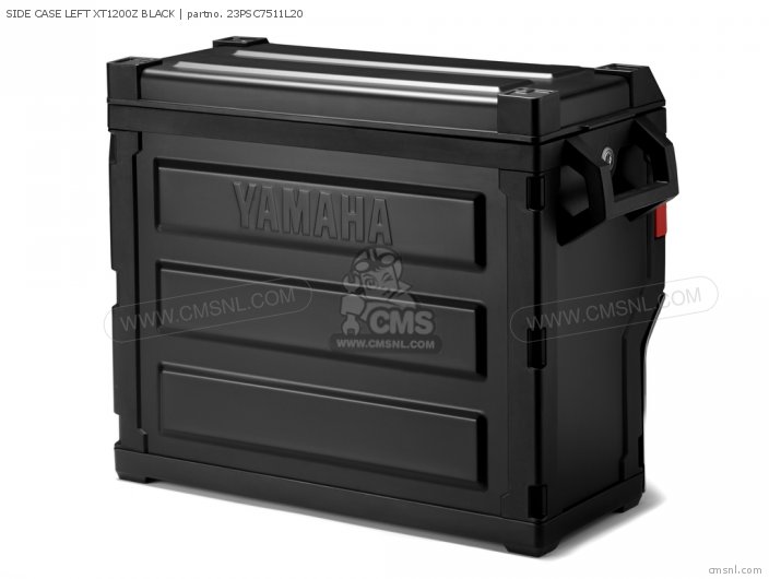 Yamaha SIDE CASE LEFT XT1200Z BLACK 23PSC7511L20