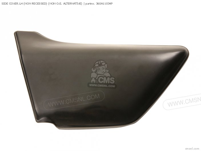 Kawasaki SIDE COVER,LH (NON RECESSED) (NON O.E. ALTERNATIVE) 360A11034P