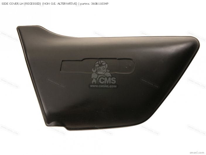 Kawasaki SIDE COVER,LH (RECESSED) (NON O.E. ALTERNATIVE) 360B11034P