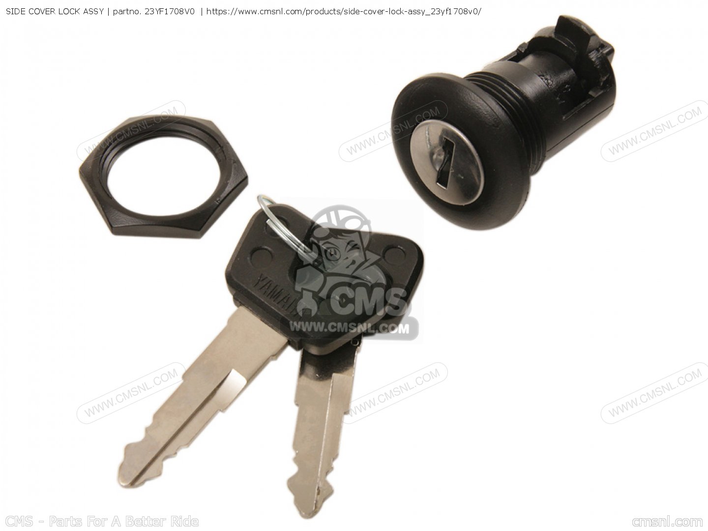 23YF1708V0: SIDE COVER LOCK ASSY Yamaha - buy the 23Y-F1708-V0-00