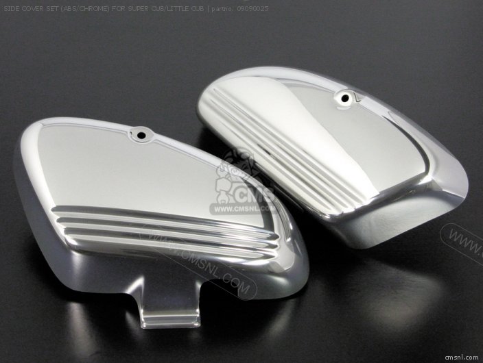 Takegawa SIDE COVER SET (ABS/CHROME) FOR SUPER CUB/LITTLE CUB 09090025