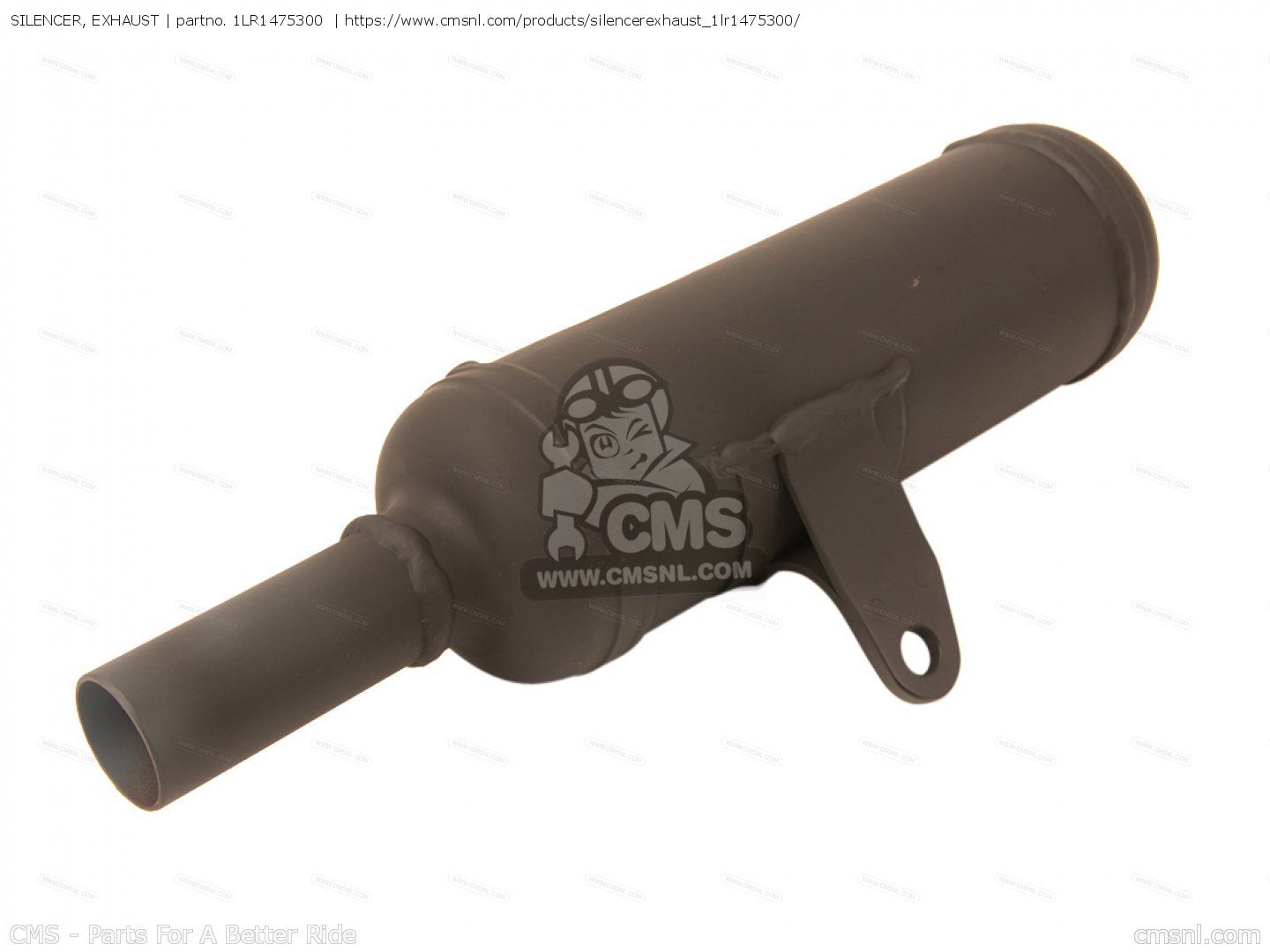 SILENCER, EXHAUST for YZ80 1987 (H) USA - order at CMSNL