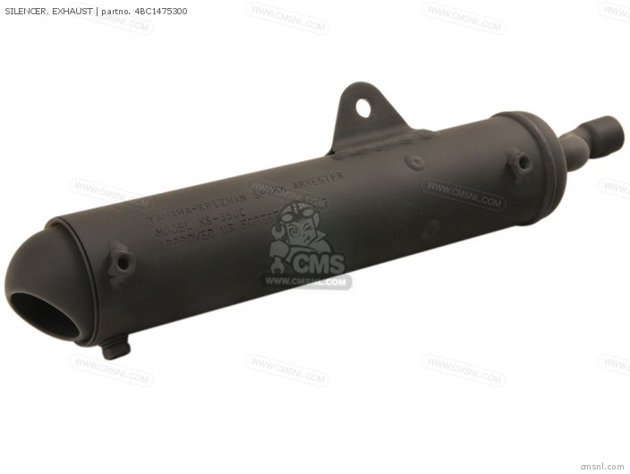 4BC1475300 Silencer, Exhaust Yamaha buy the 4BC147530000 at CMSNL