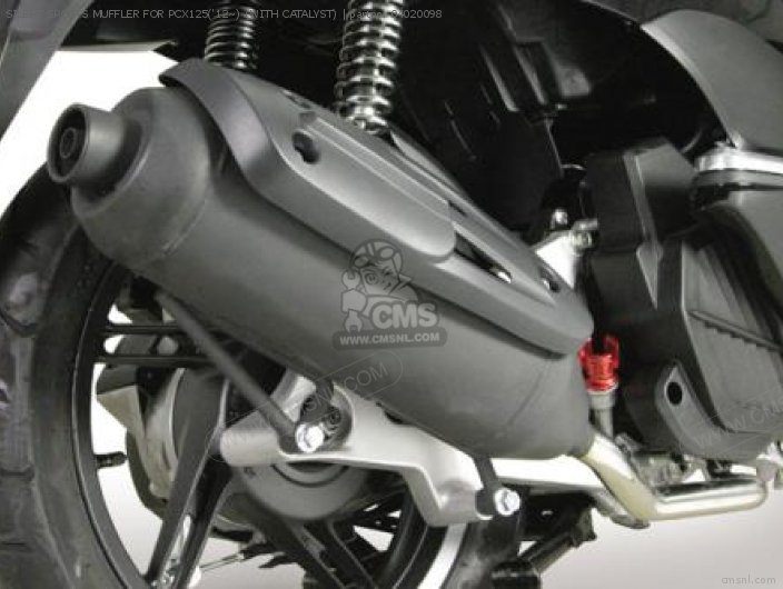 Takegawa SILENT SPORTS MUFFLER FOR PCX125('12~) (WITH CATALYST) 04020098