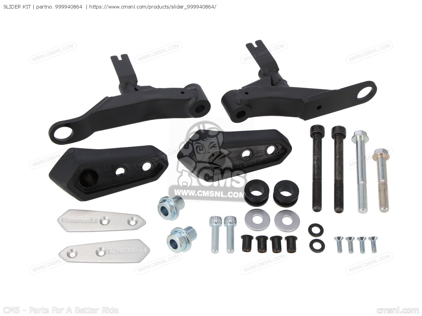 パーツ forty 999940864: SLIDER KIT Kawasaki - buy the 99994-0864 at CMSNL