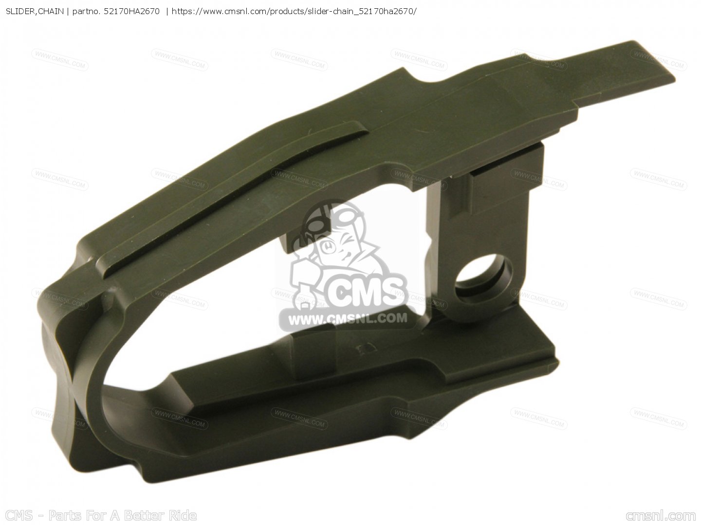 SLIDER,CHAIN for TRX250R FOURTRAX 250R 1986 (G) USA order at CMSNL