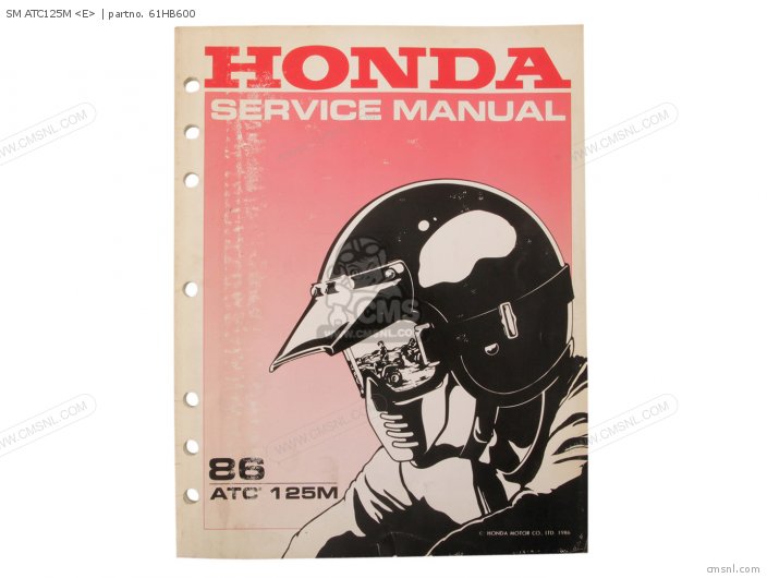 Honda SM ATC125M E 61HB600