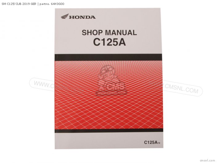Honda SM C125/CUB 2019 GER 64K0G00