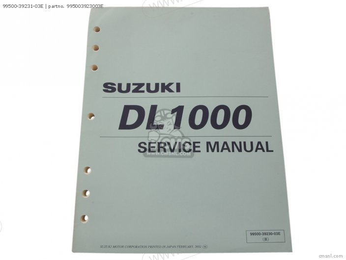 Suzuki S.M. DL 1000 02-2002 995003923003E