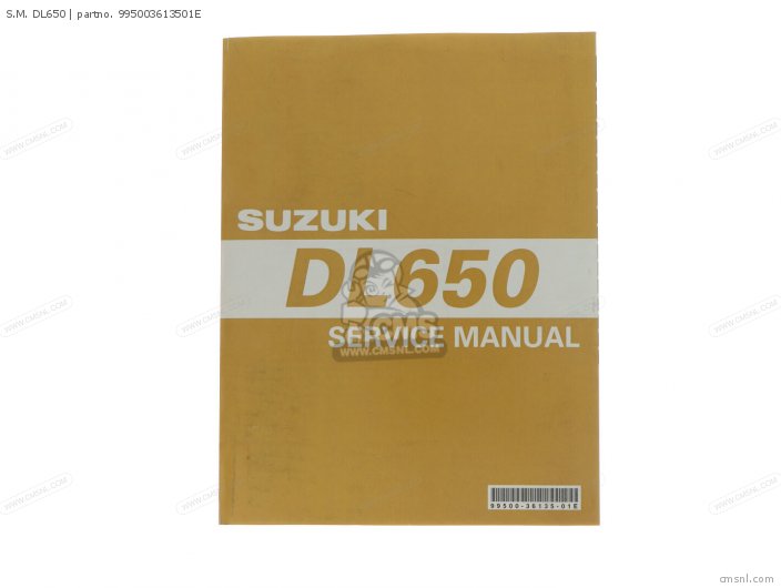 Suzuki S.M. DL650 995003613501E
