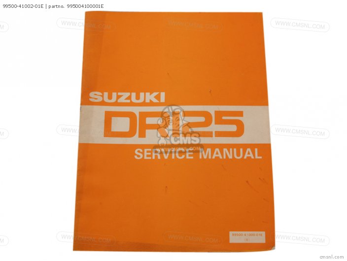 Suzuki S.M. DR125 1982-84 995004100001E