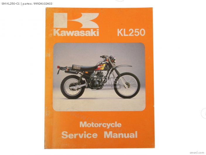 Kawasaki SM KL250-C1 99924102403