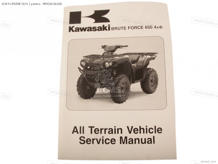 Kawasaki S/M KVF650F/G/H 99924136302