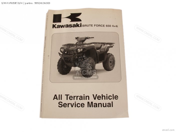 Kawasaki S/M KVF650F/G/H 99924136303