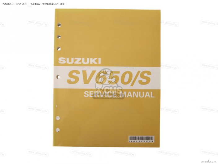 Suzuki S.M. SV650/S 2003-2009 995003612103E