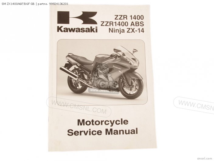 Kawasaki SM ZX1400A6F/B6F GB 99924136201 Kawasaki SM ZX1400A6F/B6F GB 99924136201