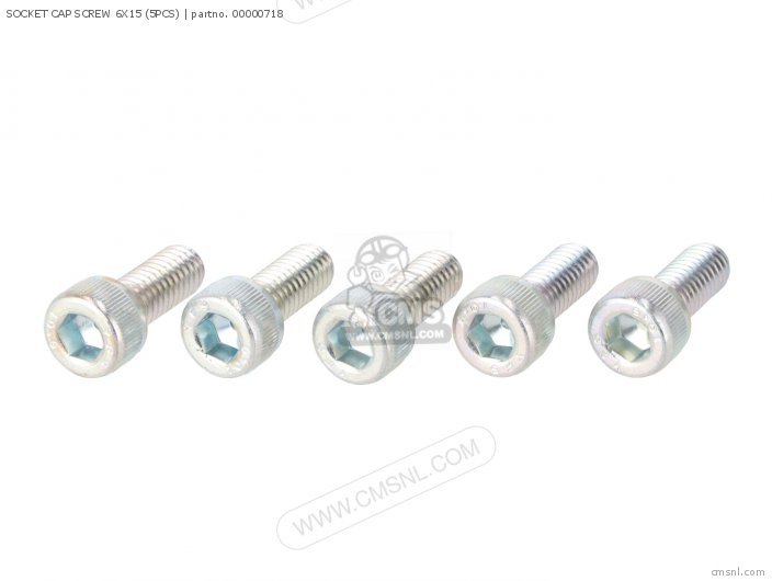 Takegawa SOCKET CAP SCREW 6X15 (5PCS) 00000718