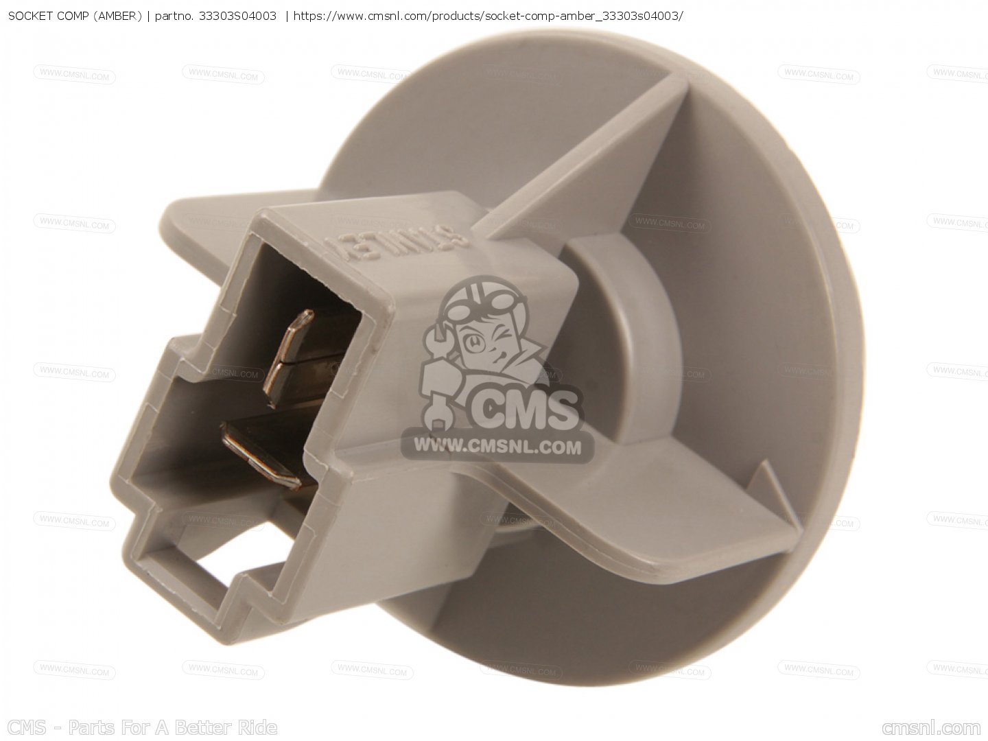 33303S04003: Socket Comp (amber) Honda - buy the 33303-S04-003 at CMSNL