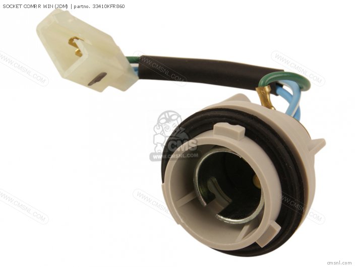 Honda SOCKET COMP,R WIN (JDM) 33410KFR860 Honda SOCKET COMP,R WIN (JDM) 33410KFR860