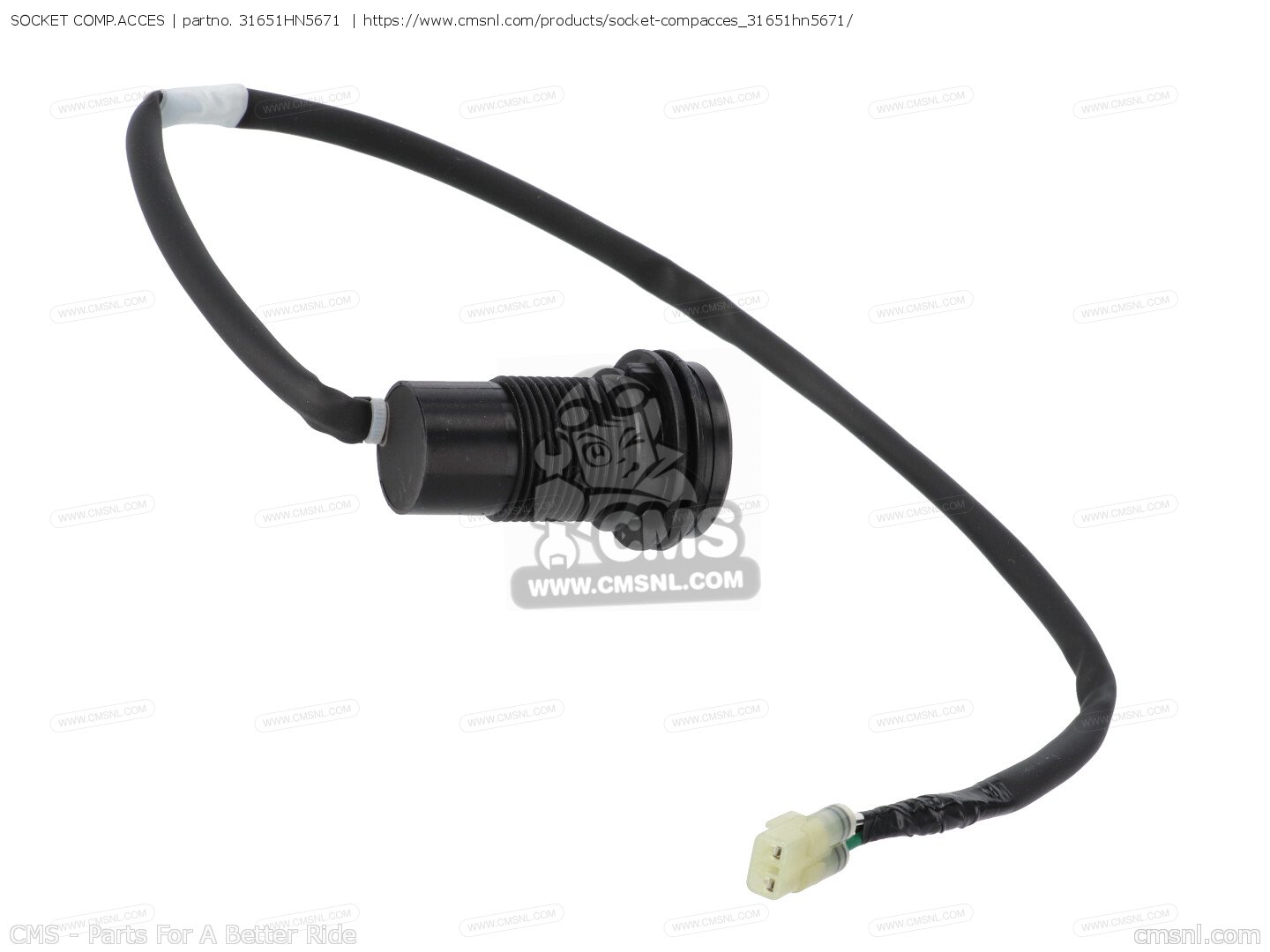 31651HN5671: Socket Comp.acces Honda - buy the 31651-HN5-671 at CMSNL