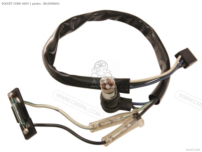 Yamaha SOCKET CORD ASSY 3G18353601 Yamaha SOCKET CORD ASSY 3G18353601