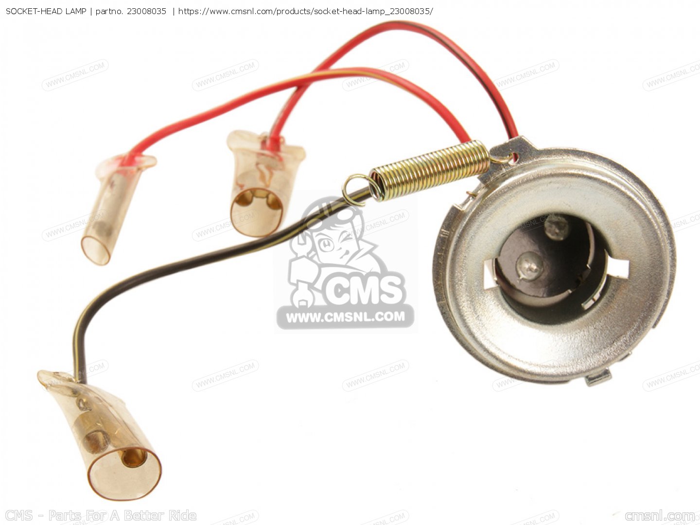 23008035: SOCKET-ASSY,HEAD LAMP Kawasaki - buy the 23008-035 at CMSNL
