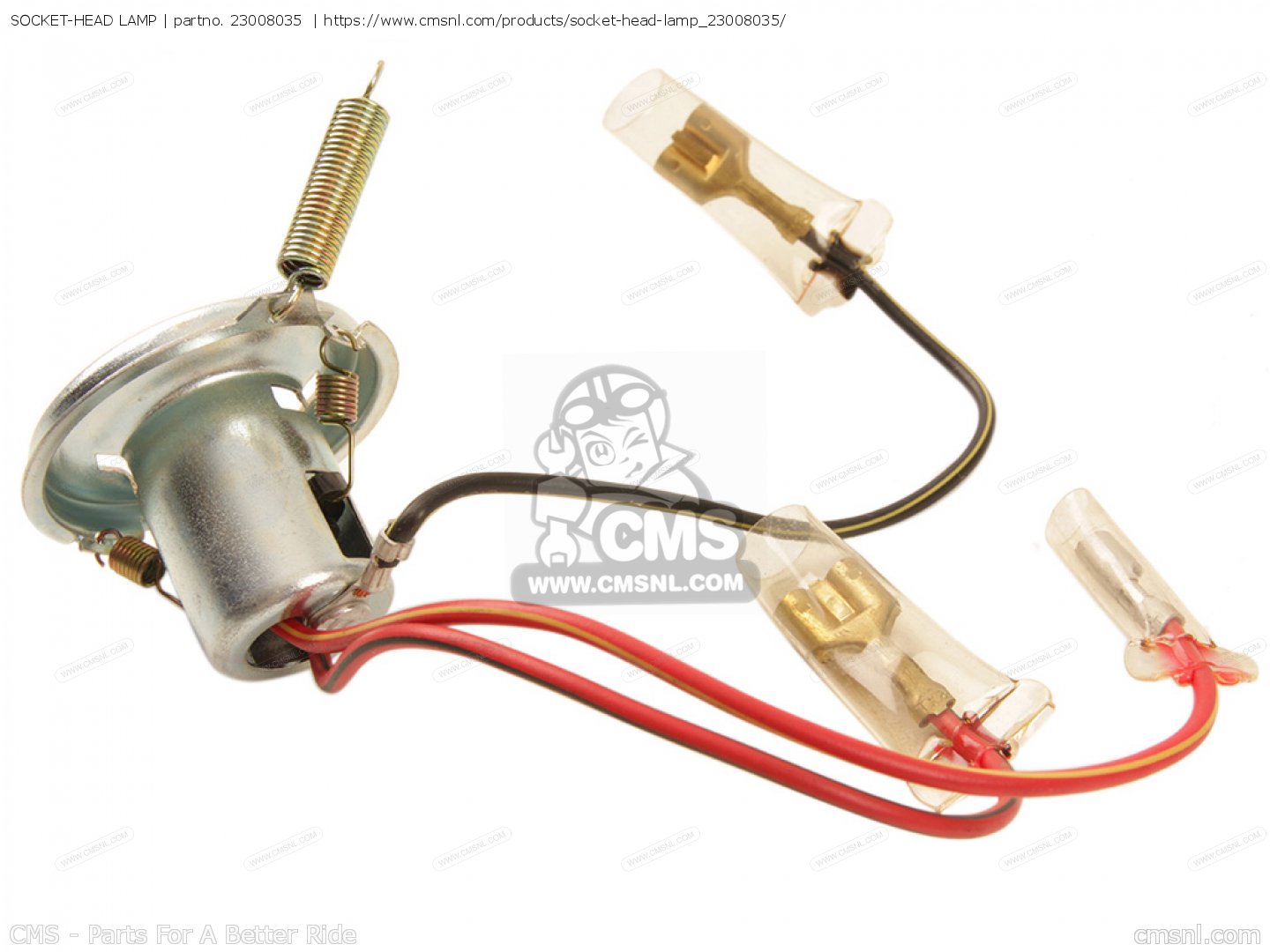 23008035: SOCKET-ASSY,HEAD LAMP Kawasaki - buy the 23008-035 at CMSNL