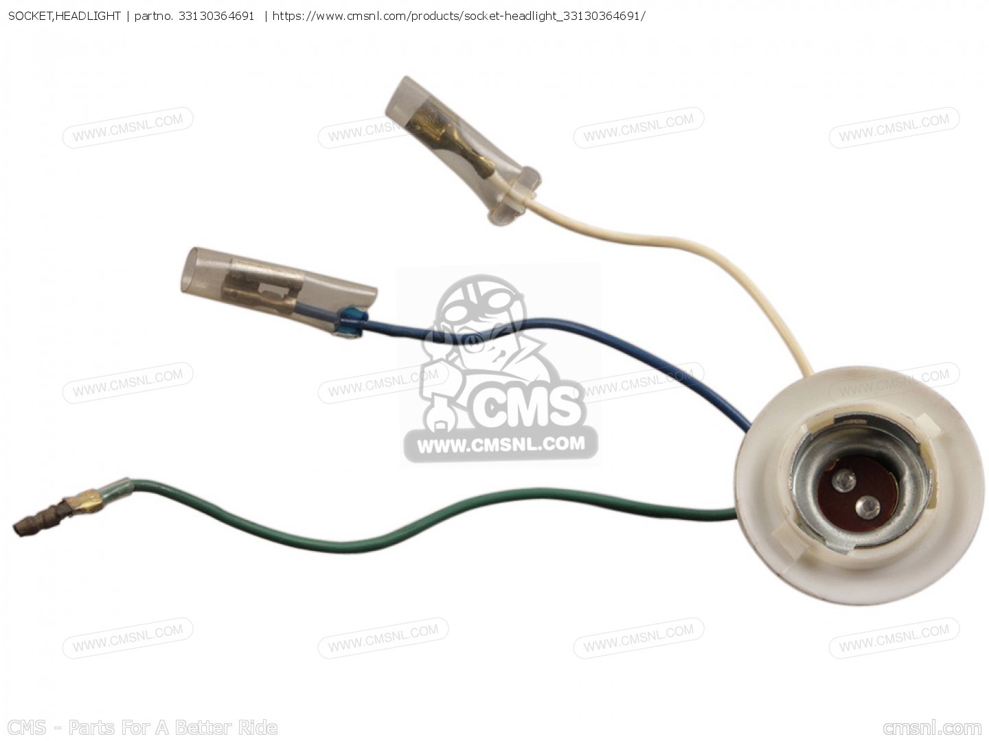 33130364691 Socket,headlight Honda buy the 33130364691 at CMSNL