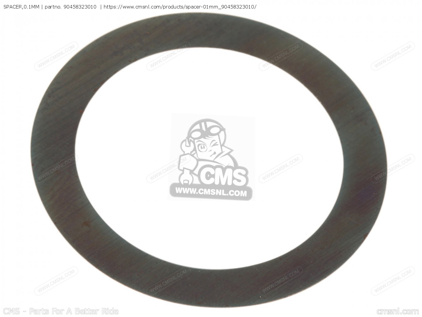 SPACER,0.1MM for CB500K2 FOUR 1973 USA order at CMSNL