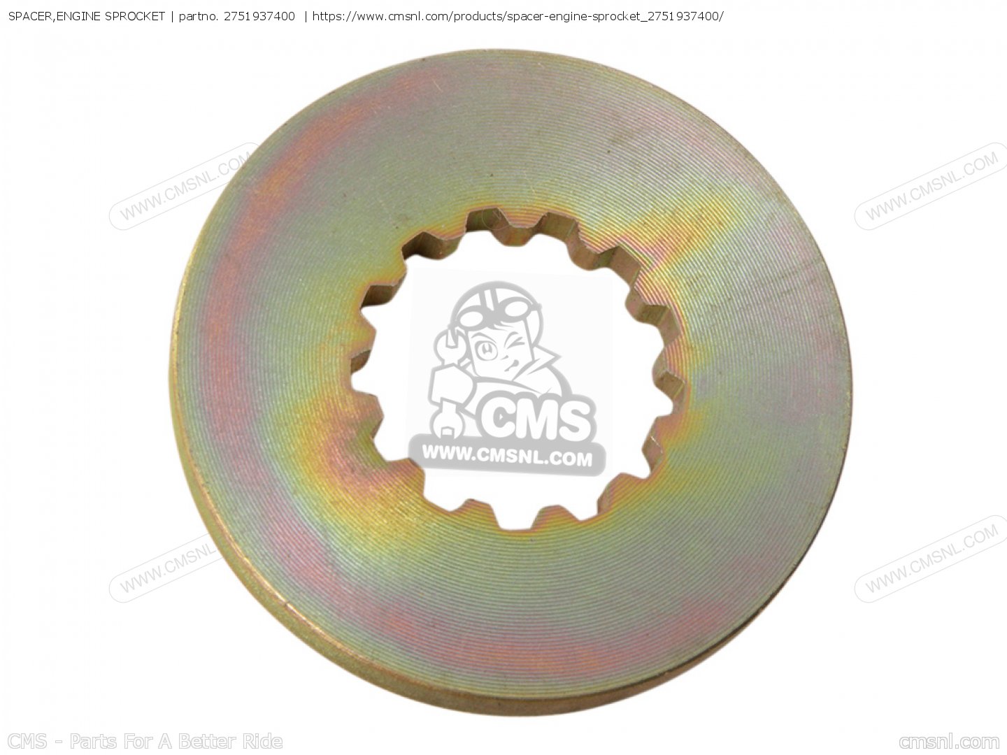 SPACER,ENGINE SPROCKET for DR500S 1983 (D) order at CMSNL