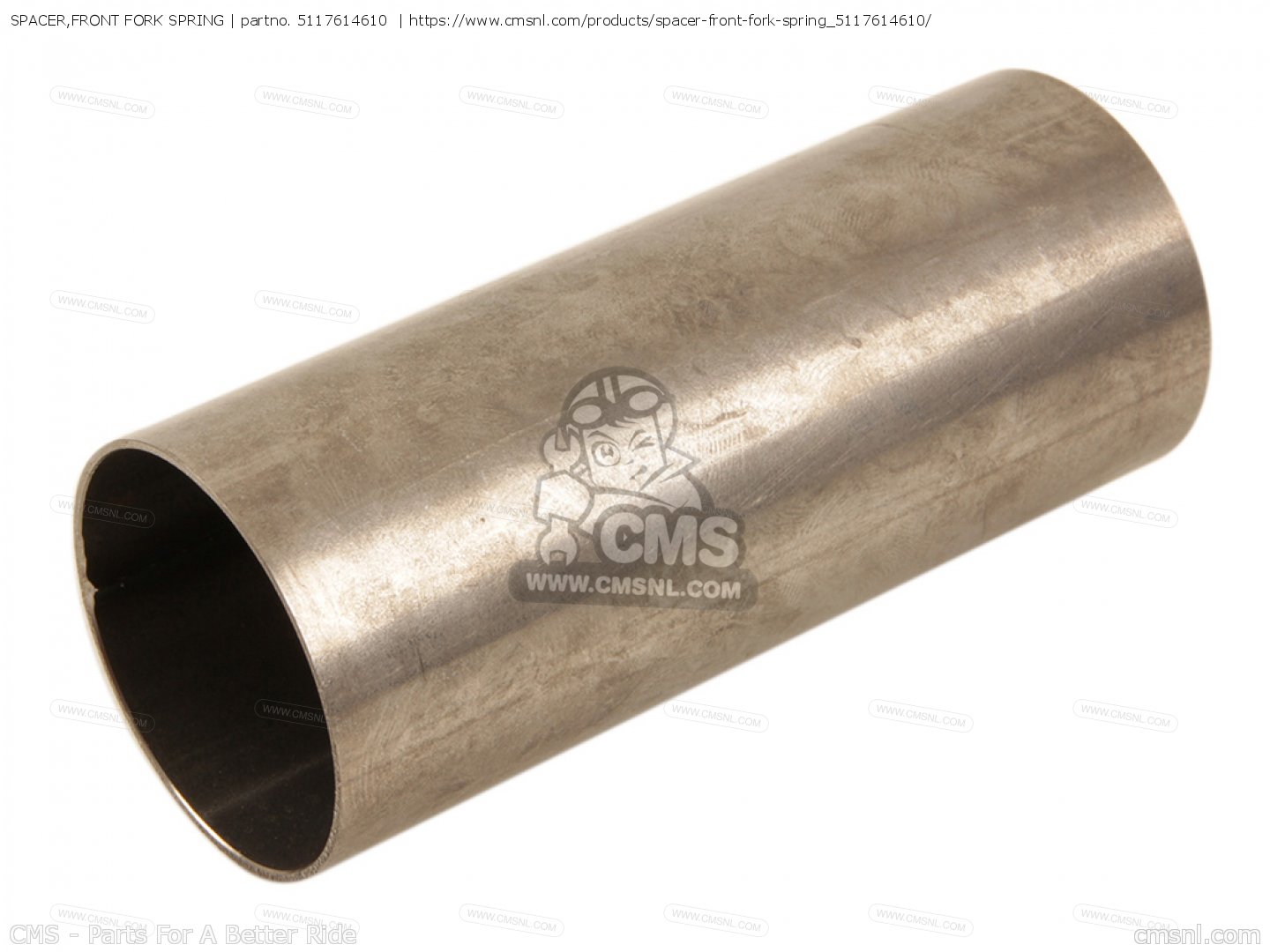 SPACER,FRONT FORK SPRING for RM250 1984 (E) order at CMSNL