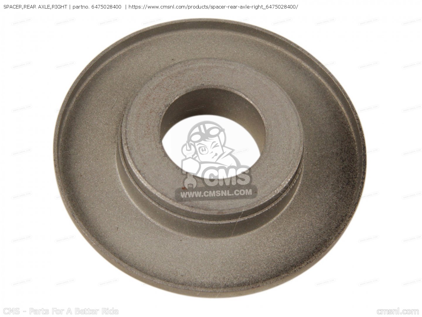 SPACER,REAR AXLE,RIGHT for TS100 1976 (A) USA (E03) order at CMSNL