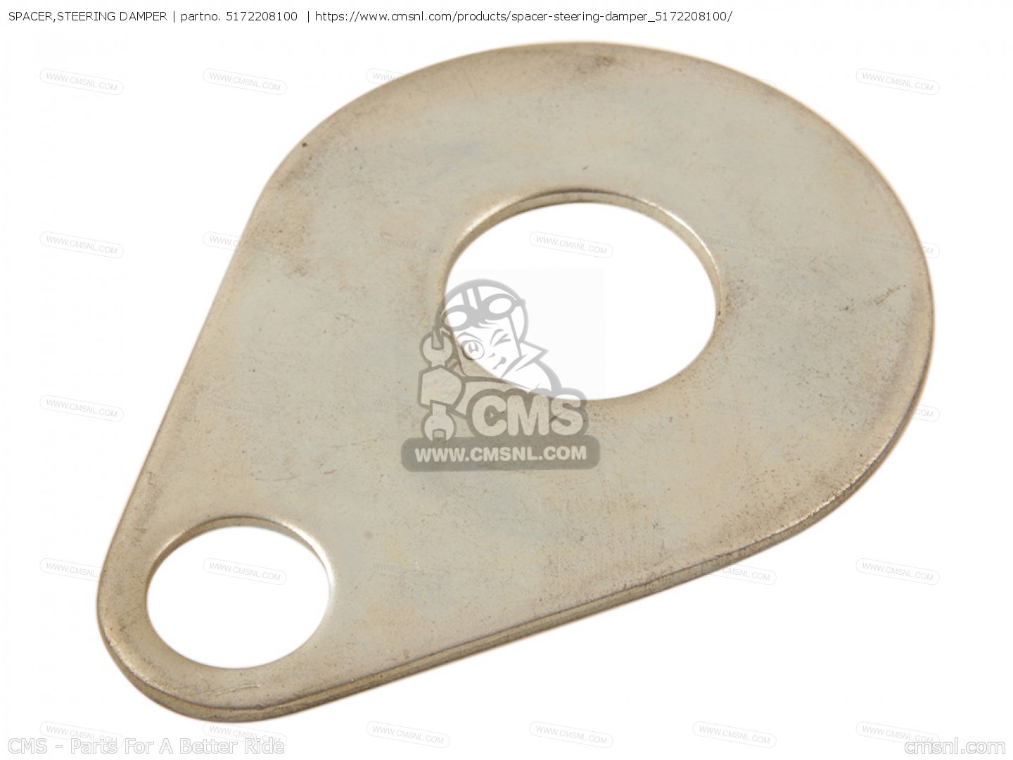 SPACER,STEERING DAMPER for T250IIR 1972 (J) USA (E03) order at CMSNL