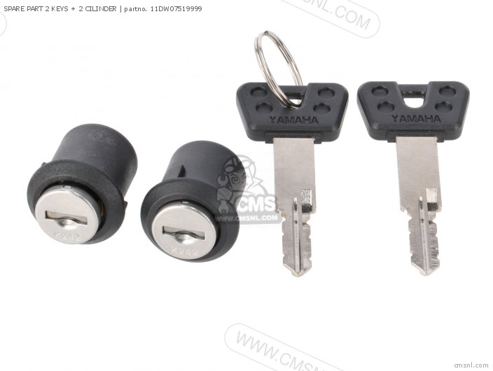 Yamaha SPARE PART 2 KEYS + 2 CILINDER 11DW07519999