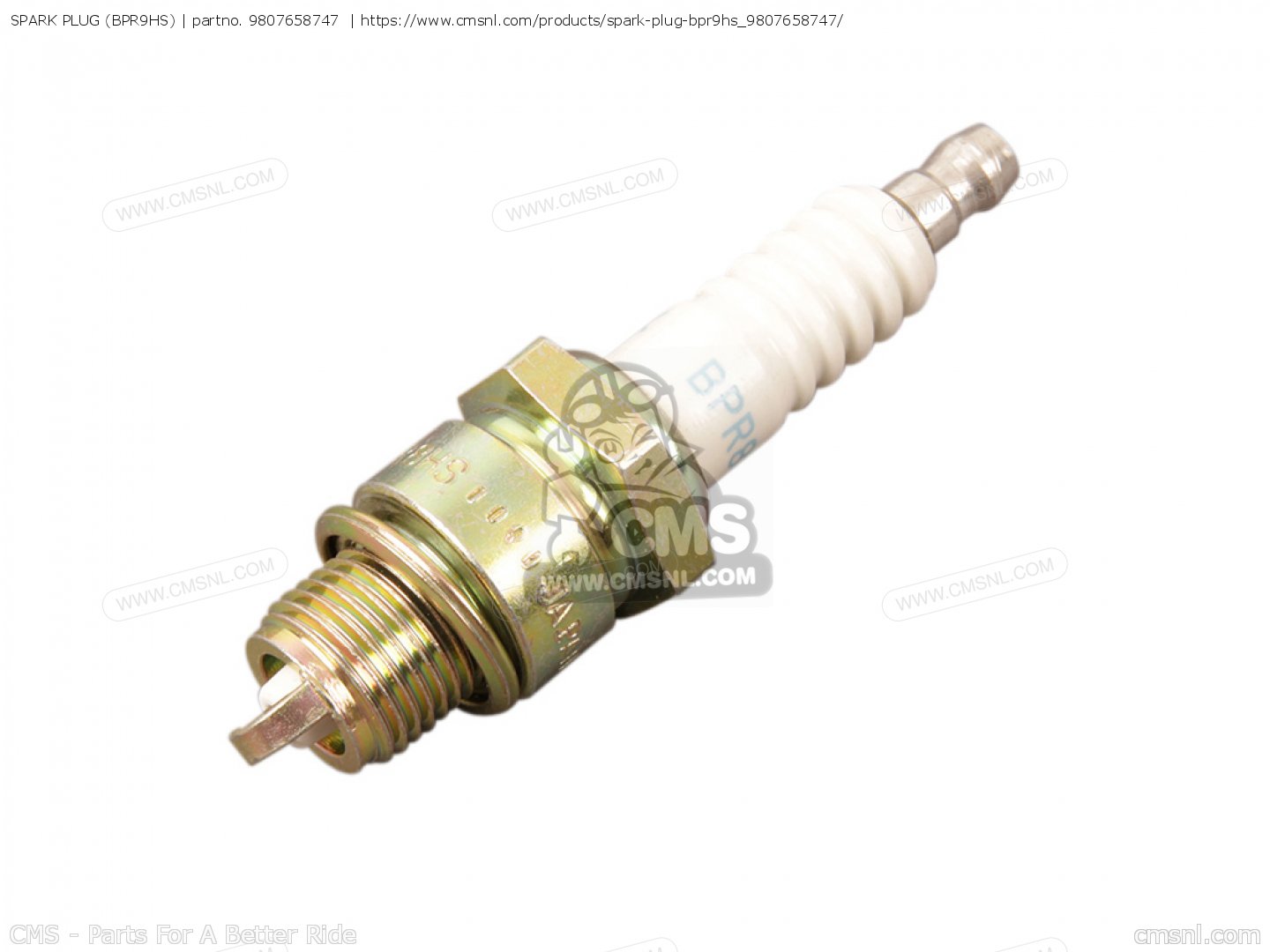 9807658747: SPARK PLUG (BPR9HS) Honda - buy the 98076-587-47