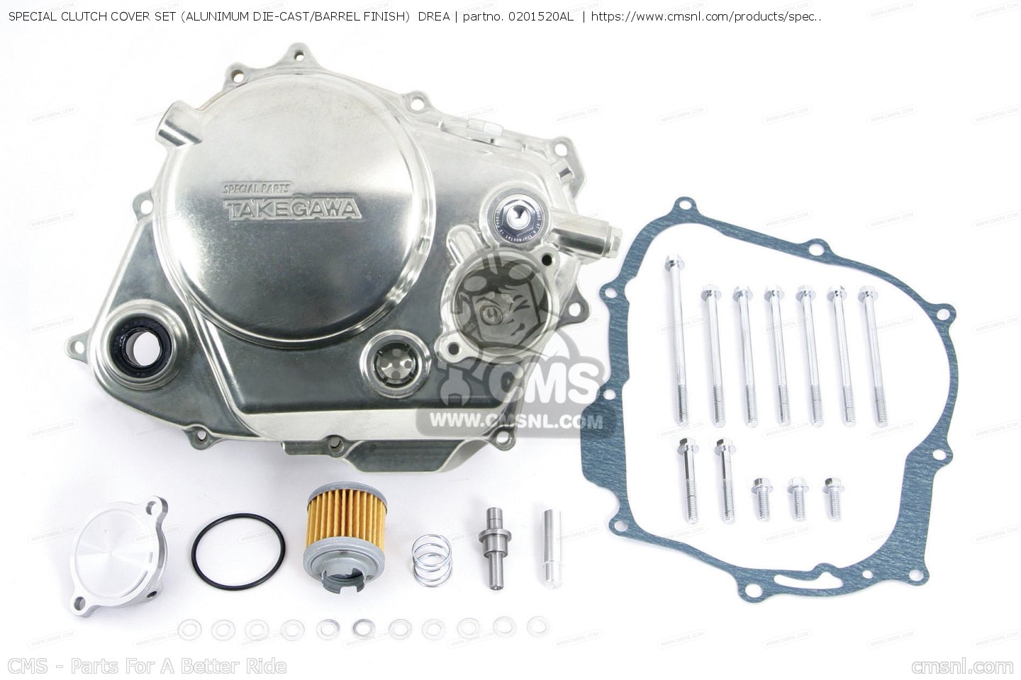 0201520AL Special Clutch Cover Set (alunimum Diecast/barrel Finish