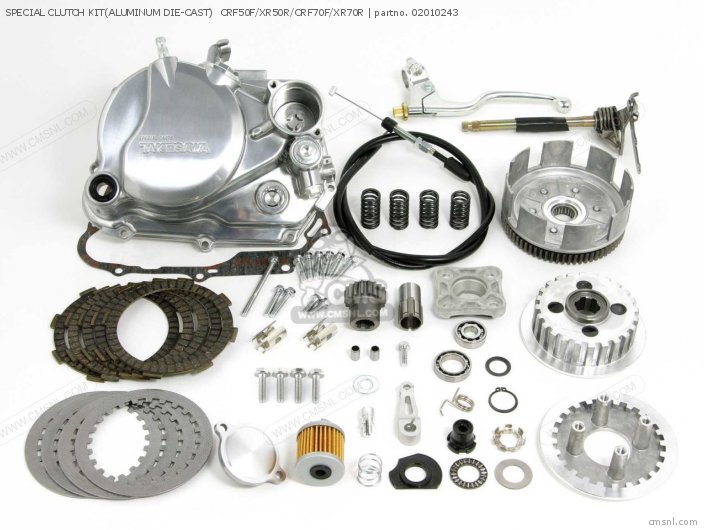 Takegawa SPECIAL CLUTCH KIT(ALUMINUM DIE-CAST)  CRF50F/XR50R/CRF70F/XR70R 02010243