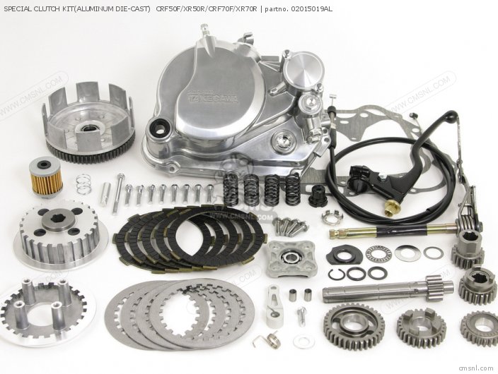 Takegawa SPECIAL CLUTCH KIT(ALUMINUM DIE-CAST)  CRF50F/XR50R/CRF70F/XR70R 02015019AL