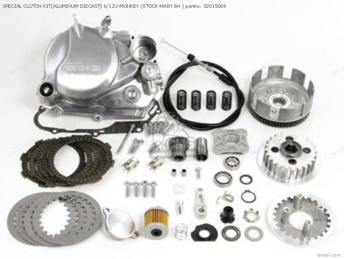 Takegawa SPECIAL CLUTCH KIT(ALUMINUM DIECAST) 6/12V-MONKEY (STOCK MAIN SH 02015069