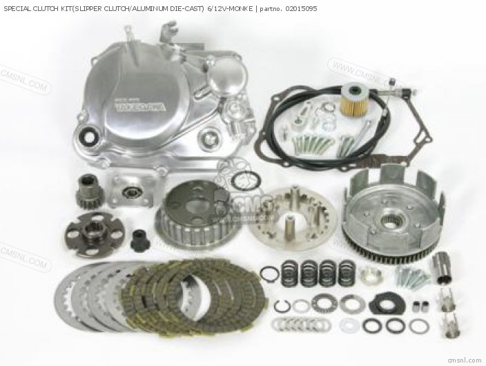 Takegawa SPECIAL CLUTCH KIT(SLIPPER CLUTCH/ALUMINUM DIE-CAST) 6/12V-MONKE 02015095