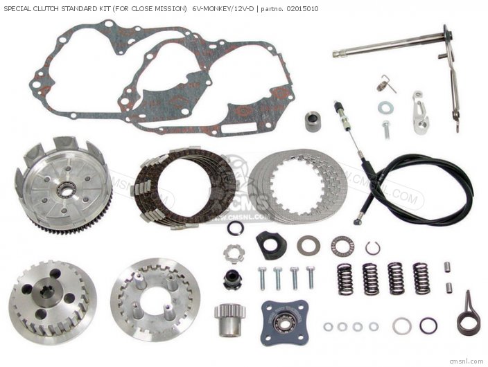 Takegawa SPECIAL CLUTCH STANDARD KIT (FOR CLOSE MISSION)  6V-MONKEY/12V-D 02015010