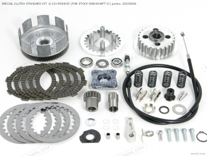 Takegawa SPECIAL CLUTCH STANDARD KIT  6/12V-MONKEY (FOR STOCK MAINSHAFT O 02015006