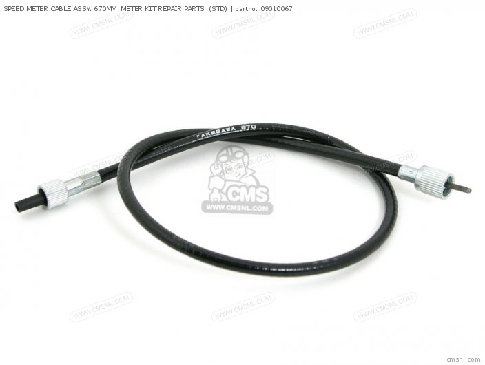 Takegawa SPEED METER CABLE ASSY. 670MM  METER KIT REPAIR PARTS  (STD) 09010067