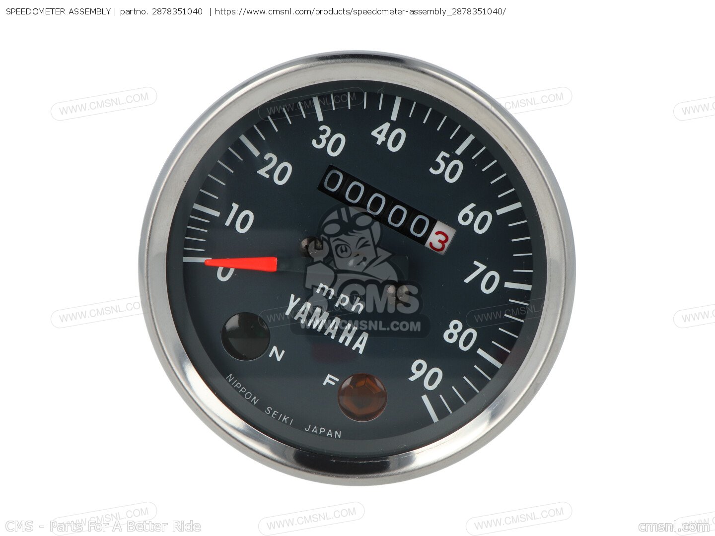 2878351040 Speedometer Assembly Yamaha buy the 287835104000 at CMSNL