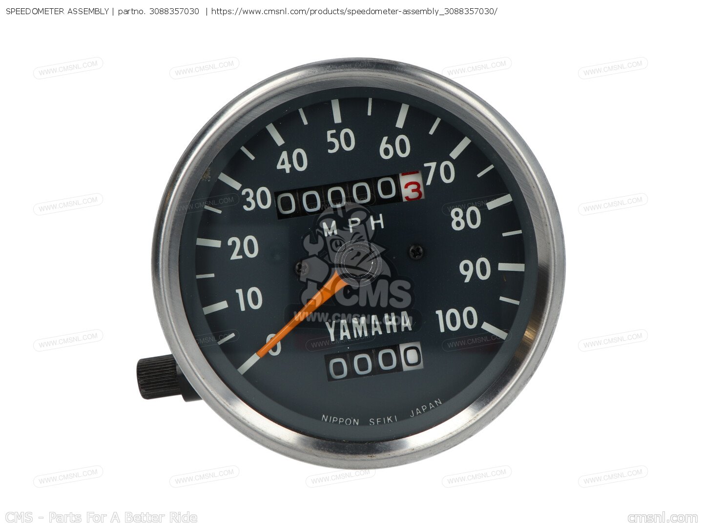 SPEEDOMETER ASSEMBLY for DT2 1972 1973 USA order at CMSNL